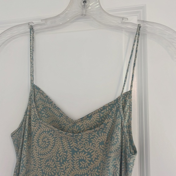 100% Silk J. Crew Light Blue Paisley Midi Dress - Picture 5 of 6